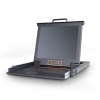 KINAN -  17" VGA LCD KVM Switch in Single-rail